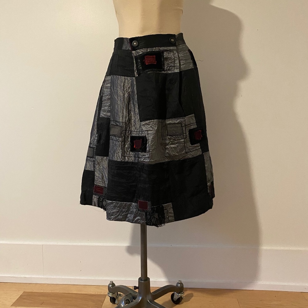 Linda Lundstrom silk skirt